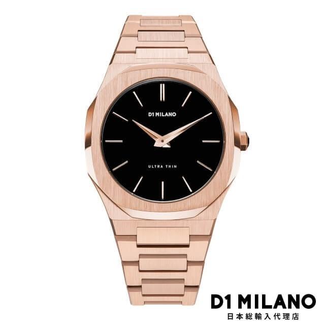 D1ミラノ 時計 メンズ レディース 腕時計 日本公式ストア ウルトラシンローズゴールド ケース ローズゴールド ブレスレット 代 30代 40代 50代 Utb03 Beyond Cool 通販 Yahoo ショッピング