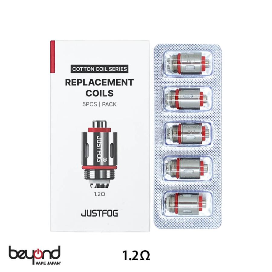 【JUSTFOG】Q14 Q16 シリーズ 交換用コイル 5個入り Replacement Coils BVQ-16 対応コイル 消耗品 予備 ニクロム オーガニックコットン 電子タバコ ベイプ |  | 01