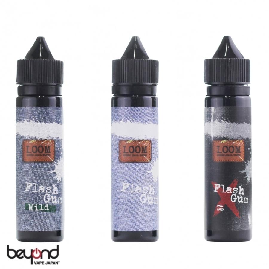 【LOOM】Flash Gum［60ml］全3種 メンソール ルーム フラッシュガム マイルド エクストラハード 電子タバコ リキッド ベイプ E-Liquid VAPE | 
