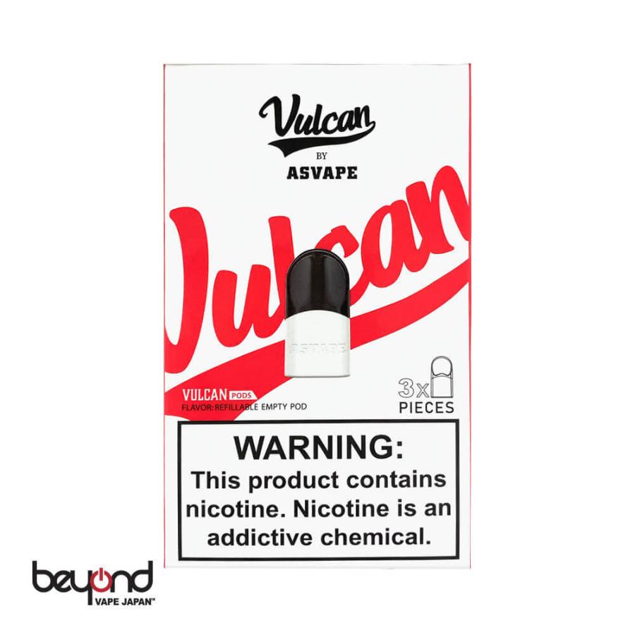 ASVAPE Vulcan Refillable Empty Pod 交換用ポッド VAPE 最新 電子タバコ アズベイプ ヴァルカン バルカン | 