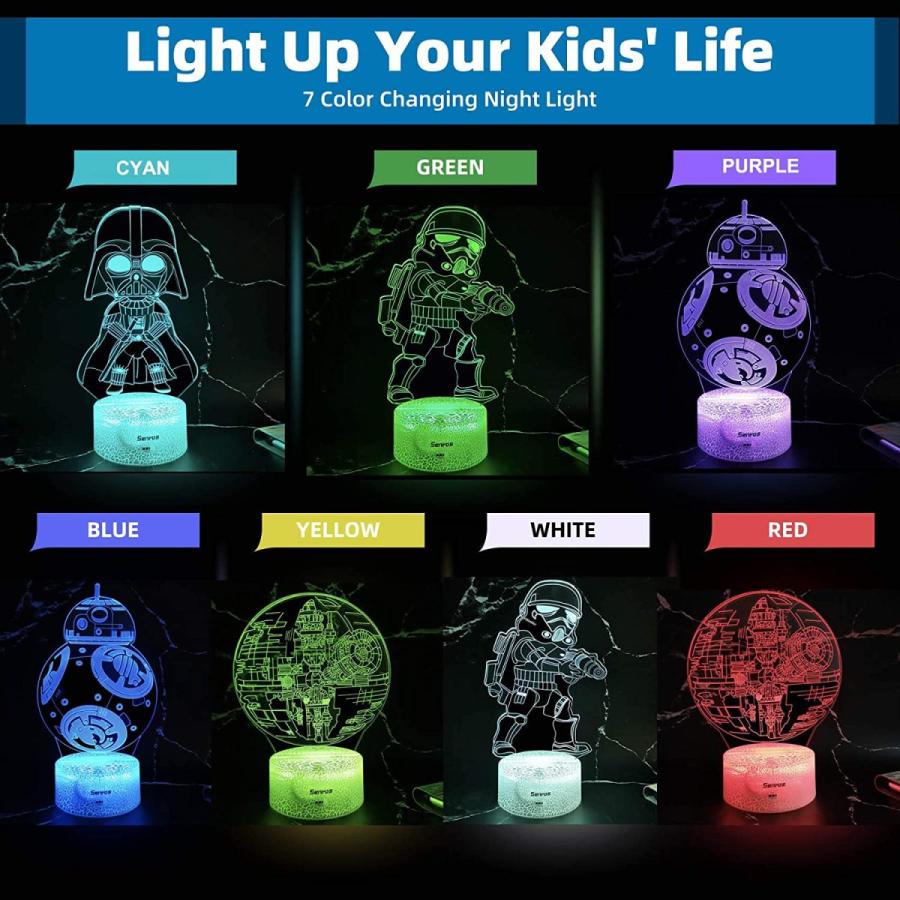 スターウォーズ LEDライト 3D 卓上 インテリア USB接続 輸入雑貨 3764Beyond Vape Japan 通販