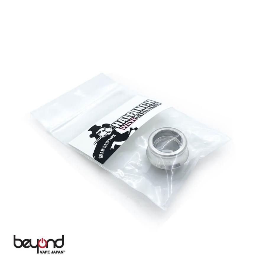 【GRAM / HALF INCH】KUBIRE WAVE SS グラム ハーフインチ クビレ ウェーブ 電子タバコ ドリチ ドリップチップ DripTip VAPE |  | 02