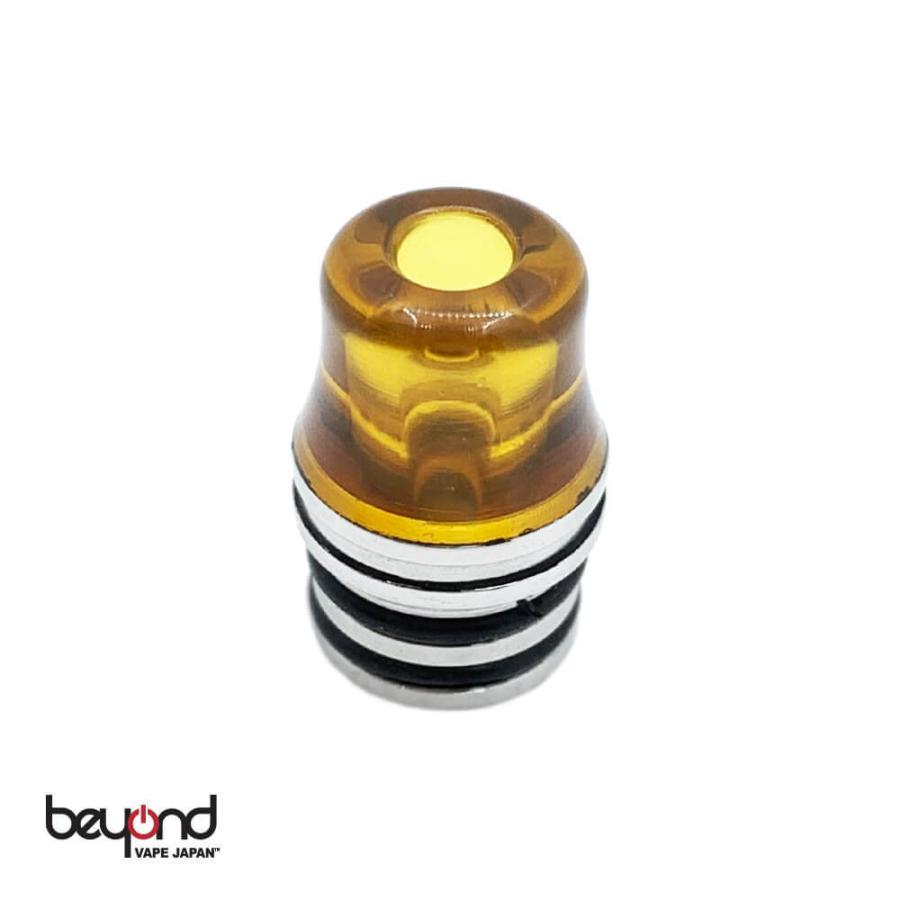 【KS Drip Tips】510 Drip Tip［Mini Yellow Ultem］ケーエス ドリップチップ ミニ イエロー ウルテム VAPE 電子タバコ |  | 01
