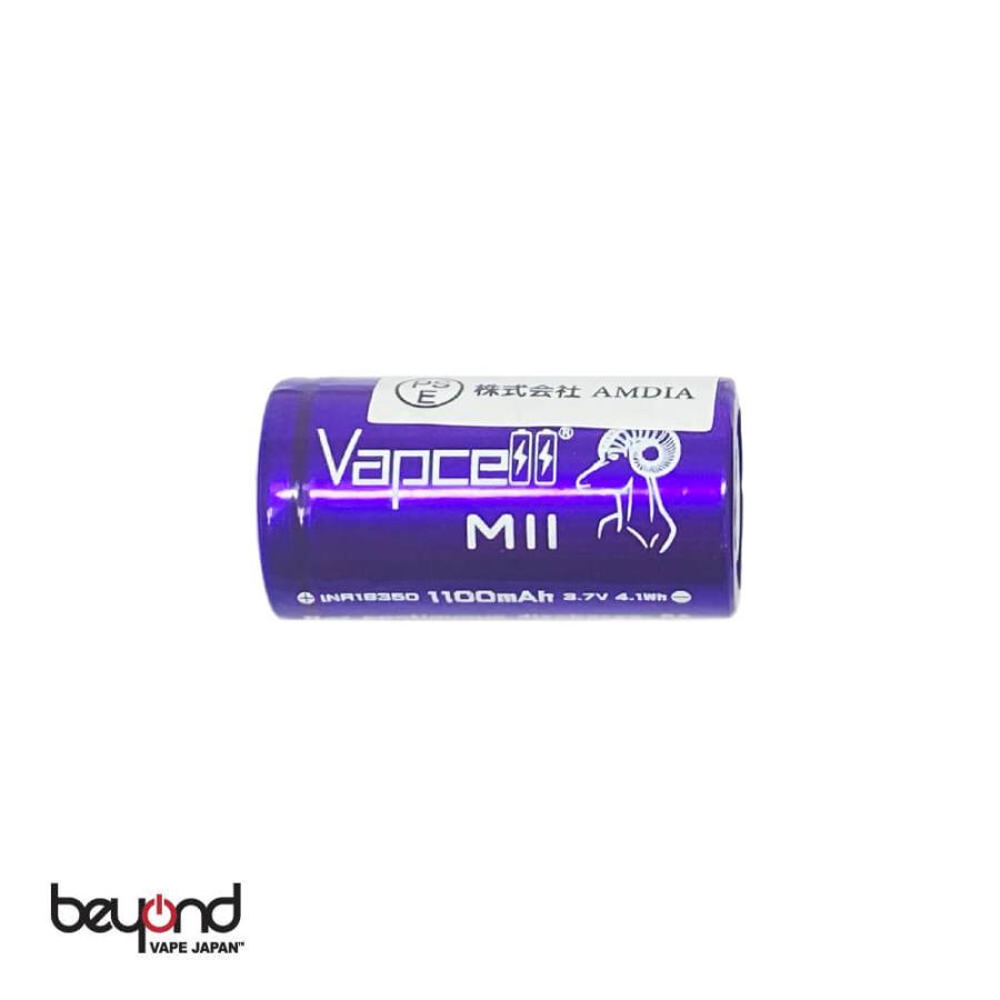 Vapcell 18350 M11 1100mah 9A 2本入り / ケース付き バッテリー PSEマーク付き 電子タバコ VAPE |  | 01