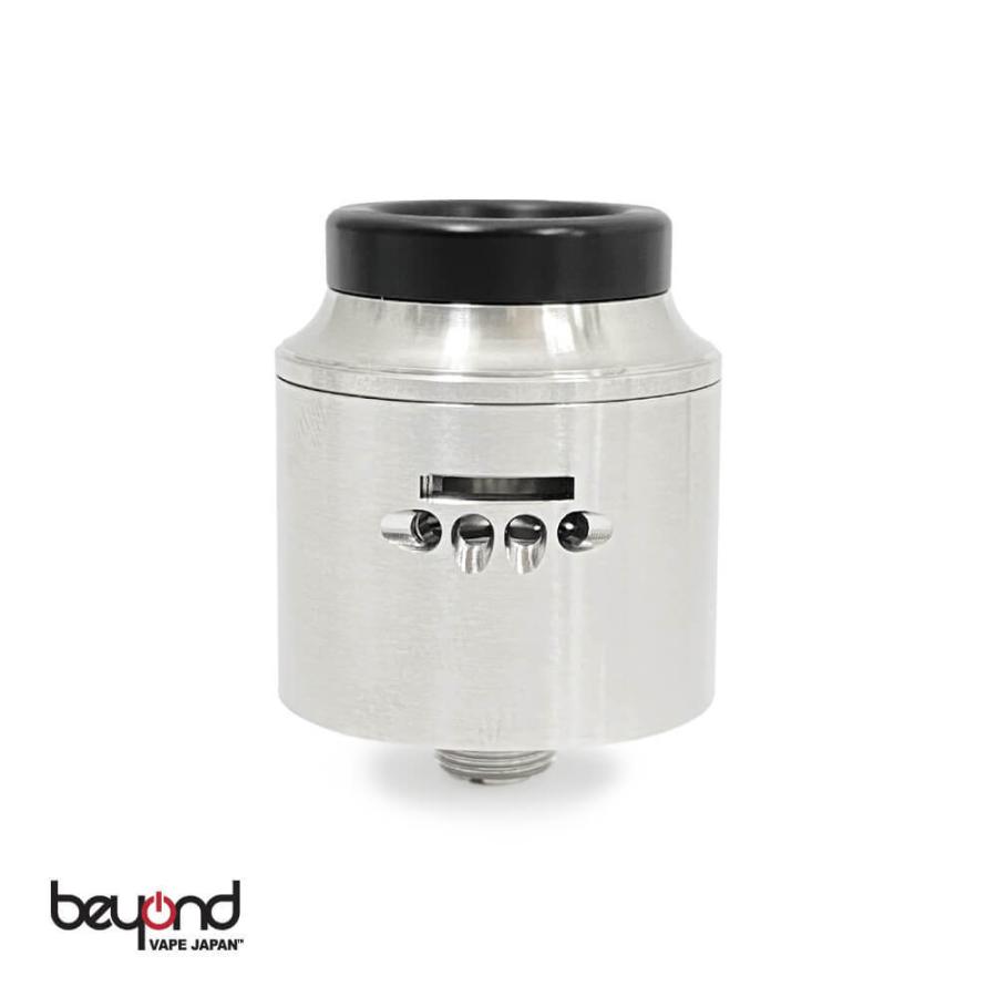 【99wraps】Sqy RDA 24mm スカイ 全2色 ブラック Black シルバー SS シンプル 最新 電子タバコ アトマイザー |  | 02