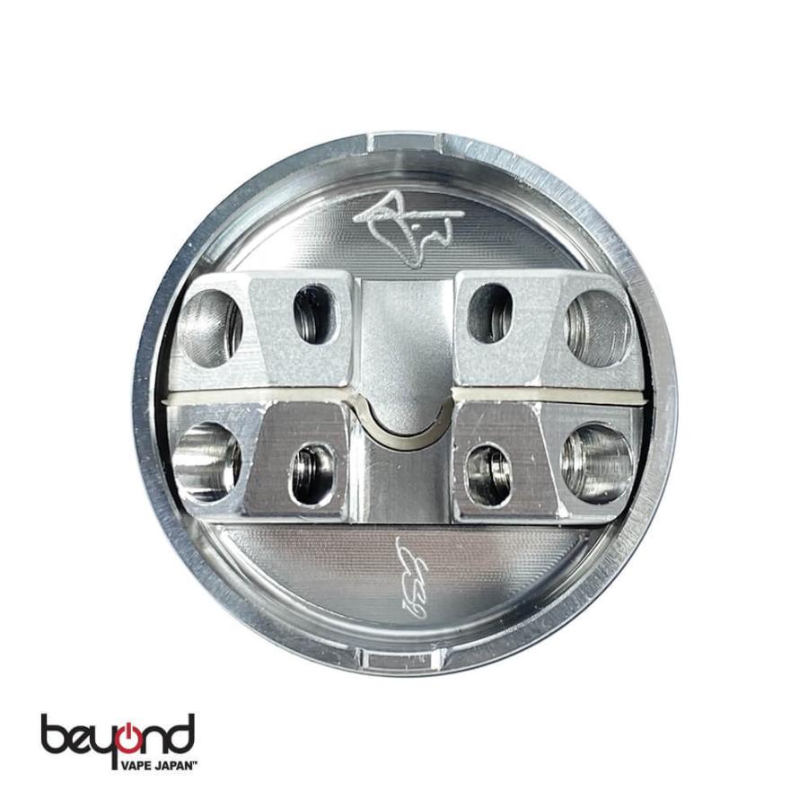 【99wraps】Sqy RDA 24mm スカイ 全2色 ブラック Black シルバー SS シンプル 最新 電子タバコ アトマイザー |  | 05