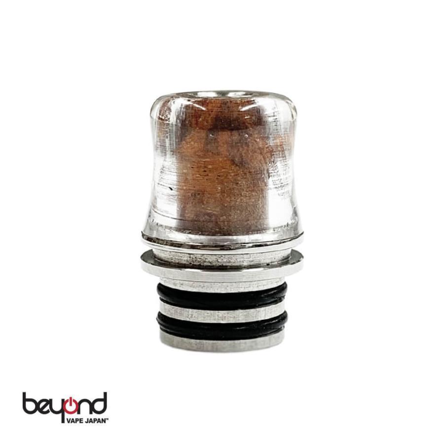 【KS Drip Tips】Wood & Clear １種［内径2.5mm］ドリップチップ VAPE 電子タバコ | 