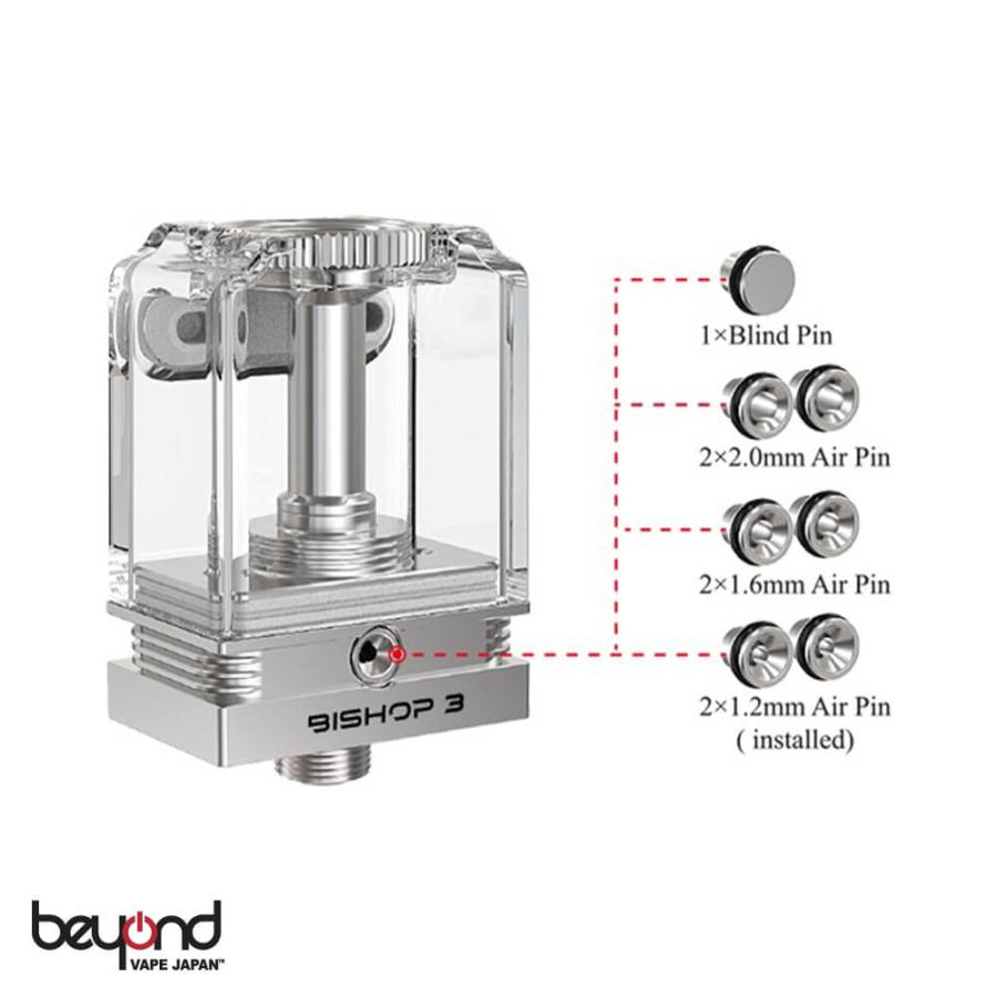 【Ambition Mods】Bishop3 Cubed RBA［Boro］アンビション モッズ ビショップ ボロ 最新 電子タバコ アトマイザー VAPE |  | 03