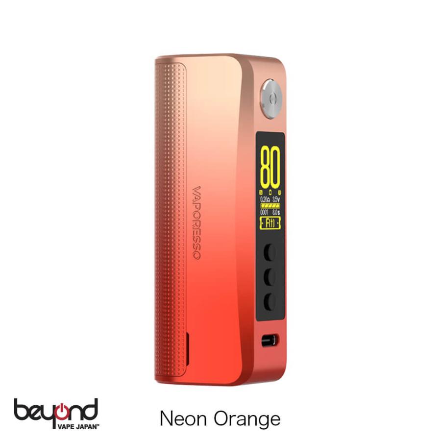 【Vaporesso】GEN 80S Mod テクニカルモッド 全5色 18650 ベポレッソ ブラック オレンジ パープル シルバー ブルー 超軽量 電子タバコ デバイス 本体 ベイプ | Vaporesso | 02