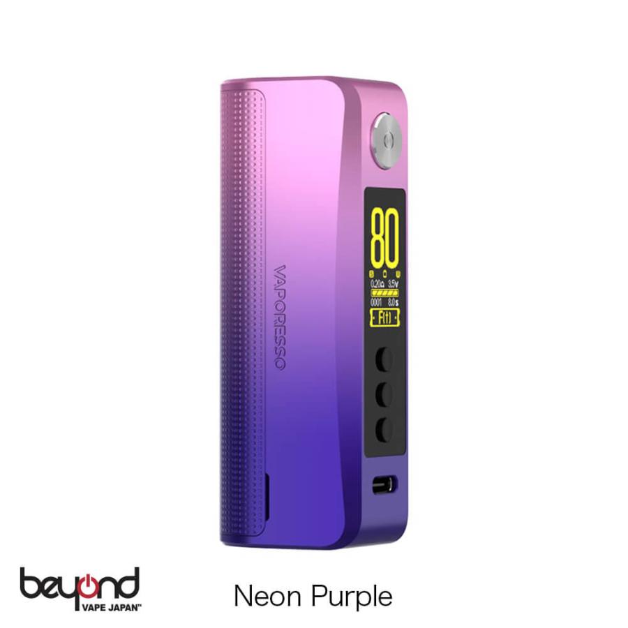 【Vaporesso】GEN 80S Mod テクニカルモッド 全5色 18650 ベポレッソ ブラック オレンジ パープル シルバー ブルー 超軽量 電子タバコ デバイス 本体 ベイプ | Vaporesso | 03