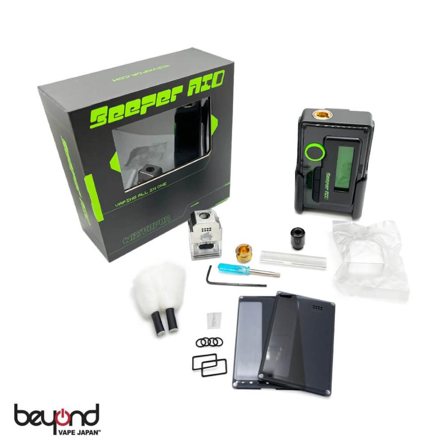 【WIZ VAPOR】Beeper AIO［Boro Tank互換］RBA Kit付き 全4色 ビーパーエーアイオー ボロタンク 最新 電子タバコ POD 本体 VAPE |  | 01