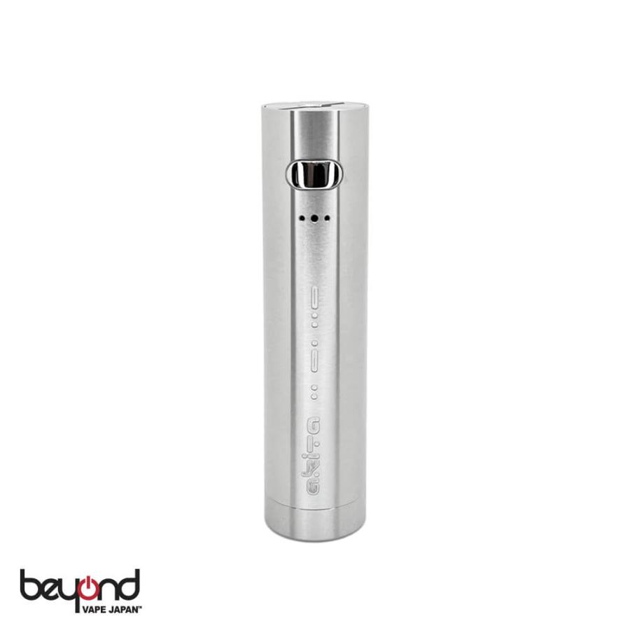 【Animodz】Akita 18650 メカニカルMOD 22mm アニモッズ アキタ フランス産 コンパクト 小型 シルバー 最新 電子タバコ デバイス 本体 VAPE 送料無料 |  | 01