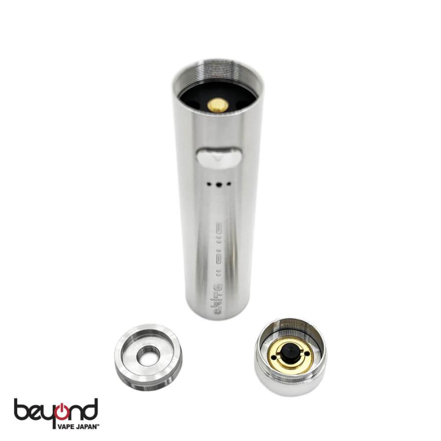 【Animodz】Akita 18650 メカニカルMOD 22mm アニモッズ アキタ フランス産 コンパクト 小型 シルバー 最新 電子タバコ デバイス 本体 VAPE 送料無料 |  | 04