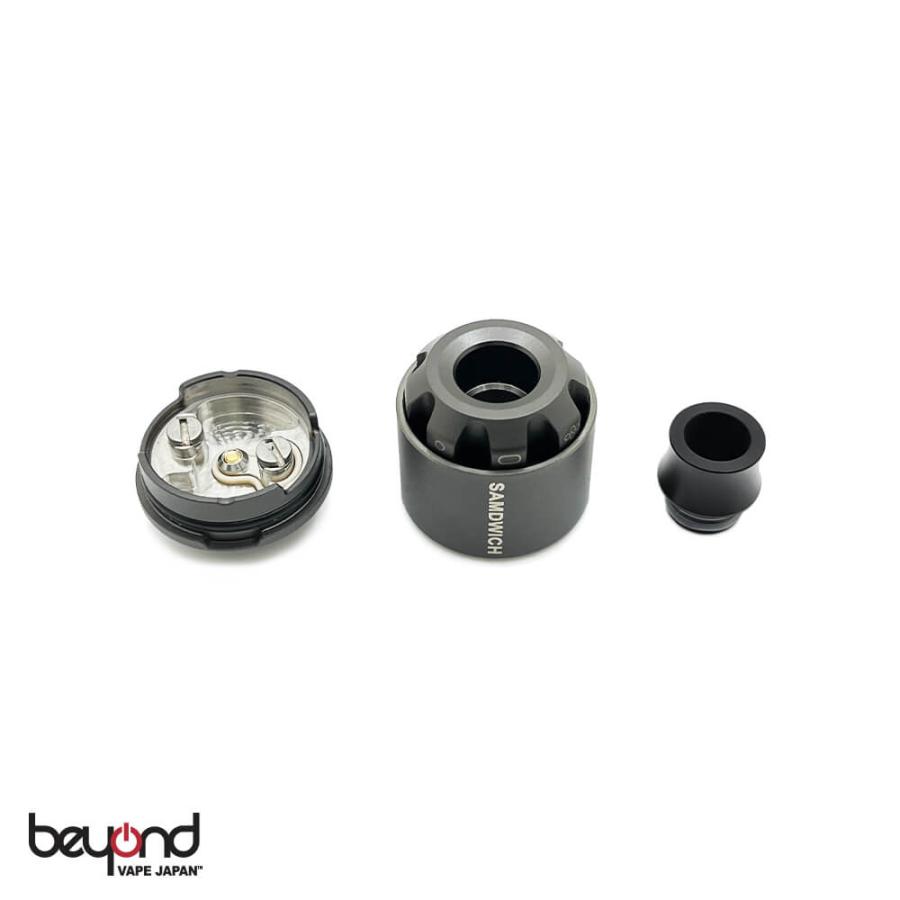 【DOVPO】Samdwich RDA［22mm］シングルコイル ドブポ サンドイッチ 最新 電子タバコ アトマイザー |  | 04