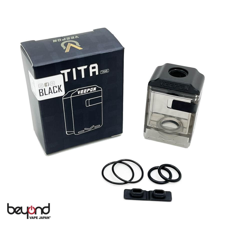 【VEEPON】TITA X Tank ボロ用 タンク 全2カラー 交換用タンク カスタムパーツ 黒 ブラック 白 ホワイト 最新 電子タバコ ベイプ |  | 03