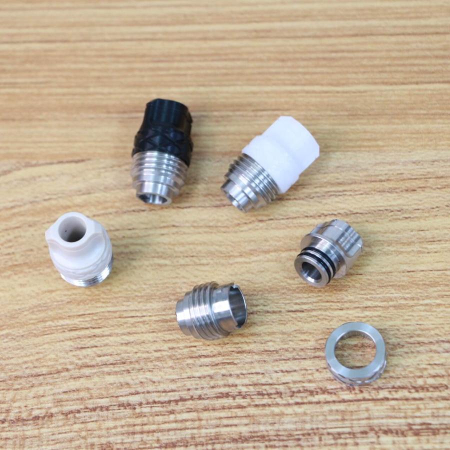 【Reload Vapor USA】Reload Whistle Tips Boro用 リロード ドリップチップ ドリチ ボロ Boro互換 ブラック ホワイト VAPE 電子タバコ アクセサリー 送料無料 |  | 04