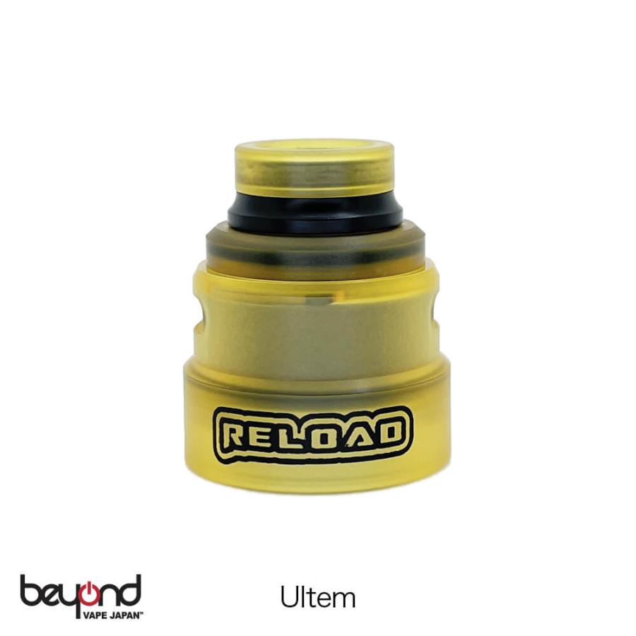 【Reload Vapor USA】Reload S RDA SE Cap With Drip Tip リロード キャップ ゴールド ウルテム ピーク カラーキャップ 付け替え カスタム 送料無料 |  | 03