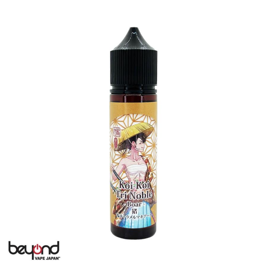 【Koi-Koi】猪鹿蝶［60ml］こいこい マキアートシリーズ 塩キャラメル アイスミルク ブランデー 老舗 国産 人気 リキッド コイコイ MK Lab 最新 電子タバコ |  | 01