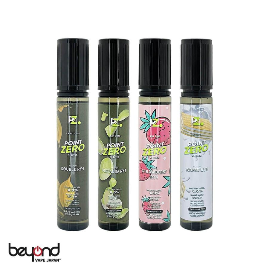 Point Zero】RY4シリーズ 全4種 [30ml] タバコ ピスタチオ 苺 バニラ