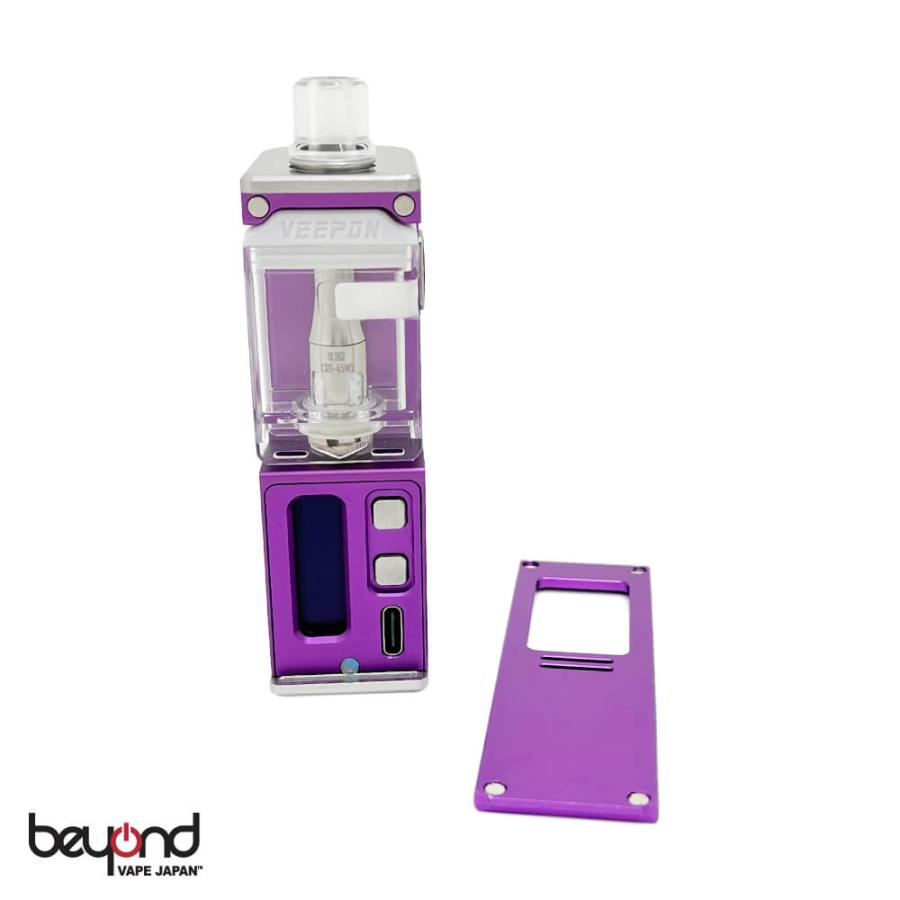 【VEEPON】TITA X Purple Boro互換機 パープル 18650 21700 ヴィープオン ティタ エックス 紫 ボロ 電子タバコ デバイス 本体 ベイプ お洒落 シンプル |  | 05