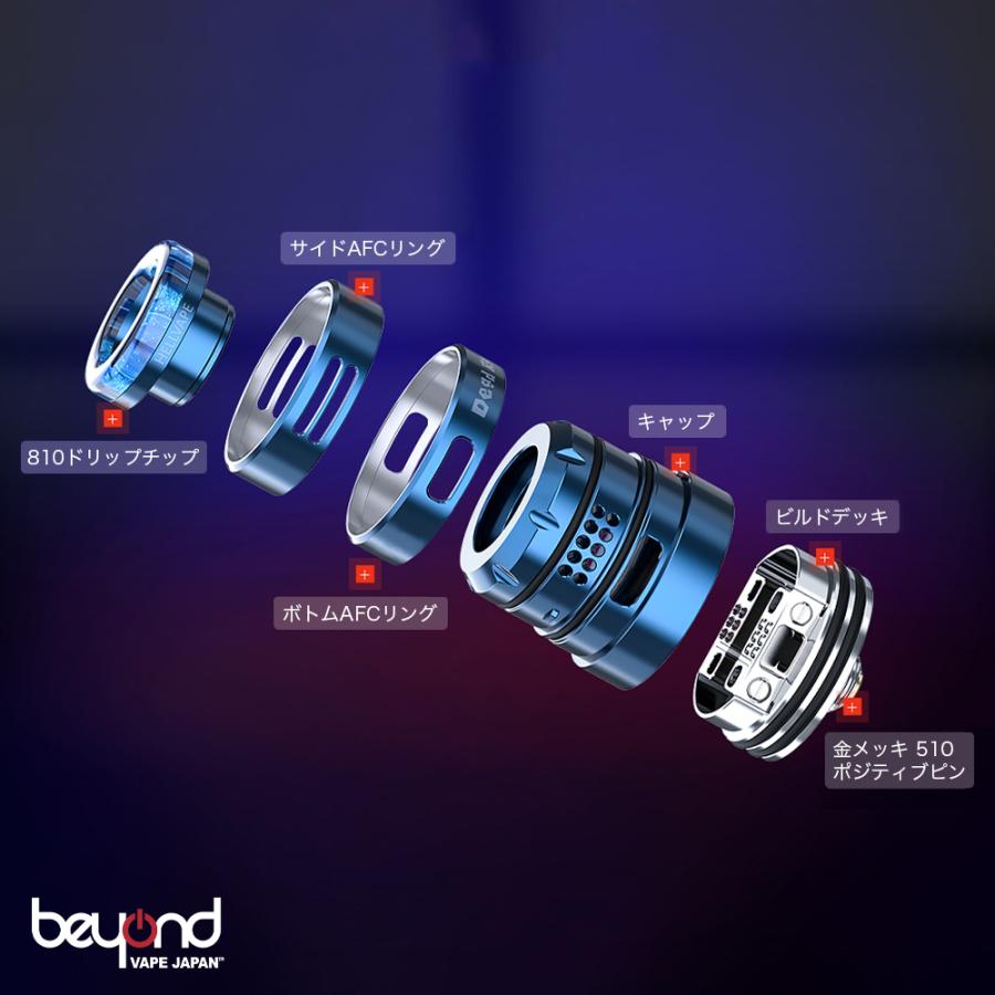 【Hellvape】Dead Rabbit Pro RDA 24mm 全7色 デュアルコイル 3種のエアフローモード ストレスデッキ ビルドデビューにおすすめ アトマイザー ベイプ |  | 09