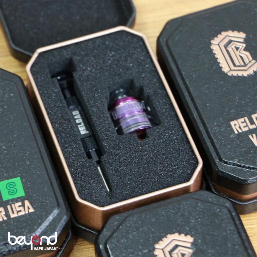 【Reload Vapor USA】ReLoad Spectrum S RDA [24mm] 全4色 アトマイザーブルー 青 モカ 茶 マルベリー 紫 グリーン 緑 シングルコイル ベイプ 電子たばこ |  | 11