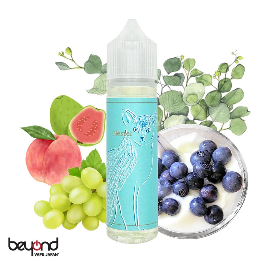 【BaksLiquidLab.】Hester [60ml] ブルーベリーヨーグルト ユーカリミント マスカット ネクター グァバ 弱清涼剤 複雑な味わい ベイプ リキッド 電子タバコ | 