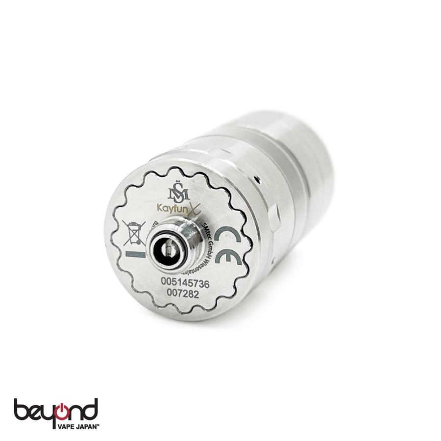 【SvoeMesto】Kayfun X [22mm] アトマイザー MTL向け 容量3.0ml 510規格 モッドに合わせて角度調整可能 PSUタンク 電子たばこ シンプル シルバー SS |  | 02