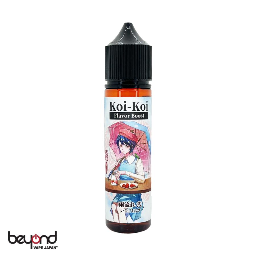 電子タバコ リキッド Koi-Koi 雨流れ 弐 60ml いちごミルク 苺牛乳 甘酸っぱいイチゴ まろやかなミルク 濃い 濃厚 老舗国産ブランド コイコイ VAPE ベイプ 禁煙 |  | 01