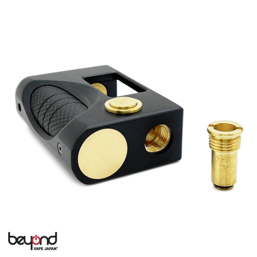 【Gutub Craft】Yuima Boro Mod [Boro] 18650 メカニカルモッド フィリピン ボロ ハンドメイド仕上げ 無骨 シンプル ユイマ 電子たばこ 本体 黒 ブラック |  | 03