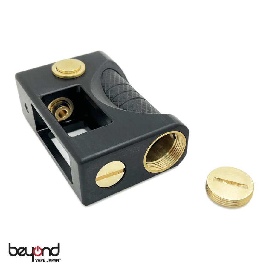 【Gutub Craft】Yuima Boro Mod [Boro] 18650 メカニカルモッド フィリピン ボロ ハンドメイド仕上げ 無骨 シンプル ユイマ 電子たばこ 本体 黒 ブラック |  | 04