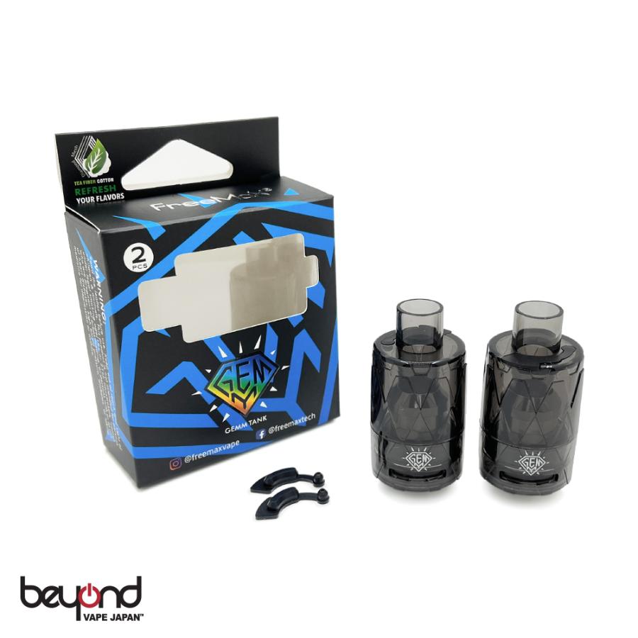 【FreeMax】Gemm 交換用タンク [25mm] 4ml 使い捨て クリアロ 爆煙 濃厚な味わいを楽しめる ブラック クリア 0.2ohm メッシュコイル 電子タバコ パーツ |  | 04