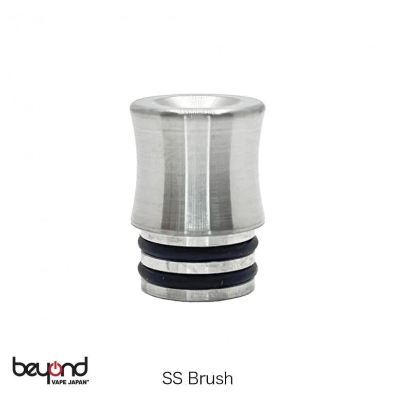 【GRAM】KUBIRE SS 2024 [510規格] グラム クビレ ドリップチップ シルバー ブラッシュ ポリッシュ 電子タバコ 高さ9mm 内径3〜5.5mm ベイプ |  | 01