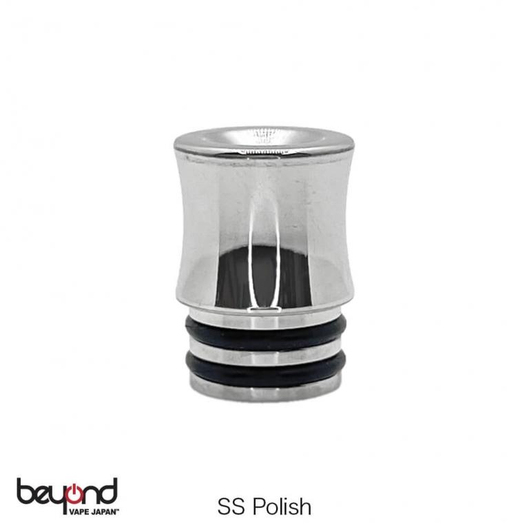 【GRAM】KUBIRE SS 2024 [510規格] グラム クビレ ドリップチップ シルバー ブラッシュ ポリッシュ 電子タバコ 高さ9mm 内径3〜5.5mm ベイプ |  | 02