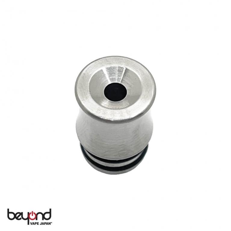 【GRAM】KUBIRE SS 2024 [510規格] グラム クビレ ドリップチップ シルバー ブラッシュ ポリッシュ 電子タバコ 高さ9mm 内径3〜5.5mm ベイプ |  | 03