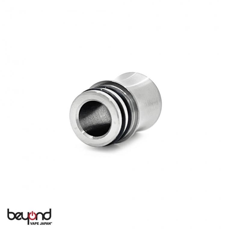 【GRAM】KUBIRE SS 2024 [510規格] グラム クビレ ドリップチップ シルバー ブラッシュ ポリッシュ 電子タバコ 高さ9mm 内径3〜5.5mm ベイプ |  | 04