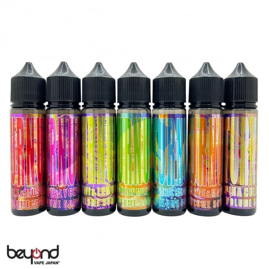 【TURN UP】ターンアップ 全7種［50ml］スタッフオススメリキッド / フルーツ / ドリンク / タバコ / 日本産 Made in Japan 電子タバコ E-Liquid VAPE | 