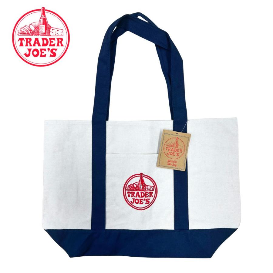 US直輸入】TRADER JOE'S トレジョ キャンバス トートバック Tote Bag