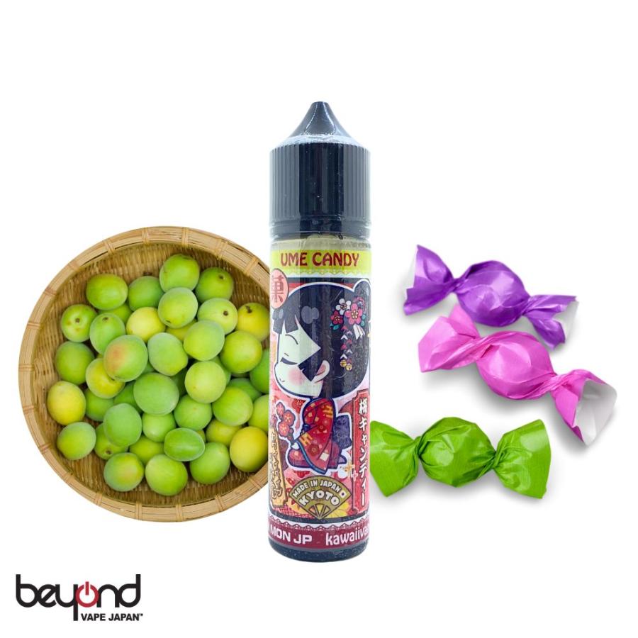 電子タバコ リキッド Kawaii Vape 梅キャンディー 60ml 日本製 国産 梅 飴 ベイプ VAPE |  | 01