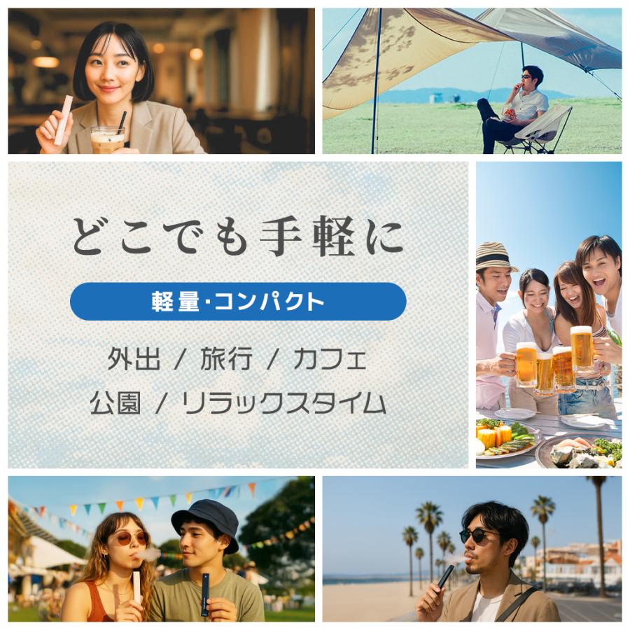 【ICEBERG mini】コンパクトで充電の必要もない［使い捨てシーシャ］が登場 / 400パフ（アイスバーグミニ） |  | 03