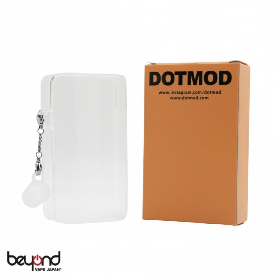 【Dotmod】dotPOD MAX Clear CASE［dotPod MAX専用］シリコンケース 吸い口キャップ 最新 電子タバコ デバイス 本体 VAPE オールインワン ドットポッド マックス | 