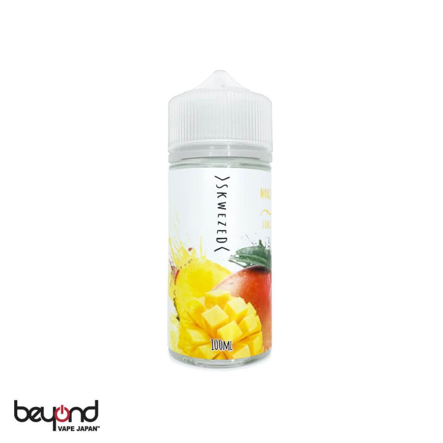 Skwezed】生搾りリキッド [100ml] 全10種 バナナ グレープフルーツ 青
