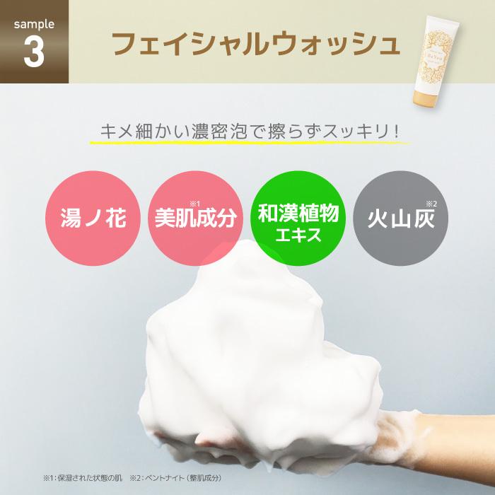 【お試しセット】Be You オールインワンミルク オールインワンUVミルク ハンドクリーム フェイシャルウォッシュ ホットクレンジング サンプル 無添加 温泉 |  | 04