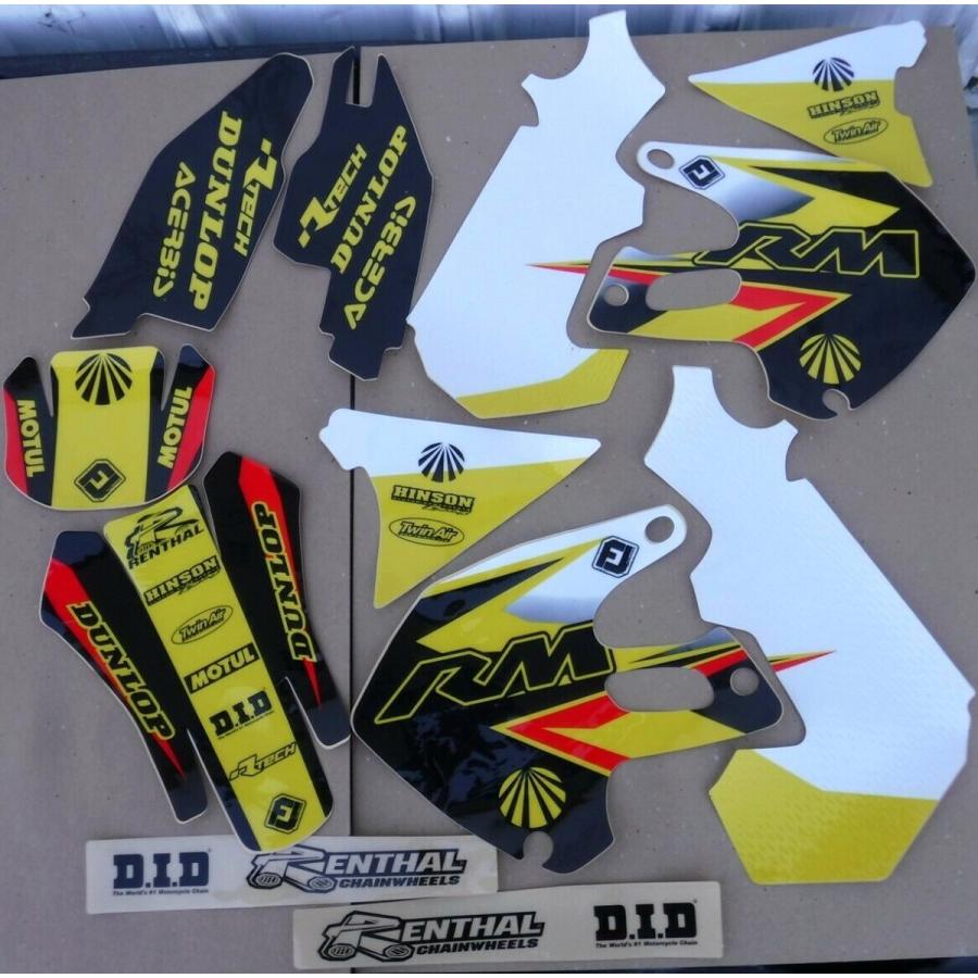 スズキ RM125 RM250 1999-2000 FLU DESIGNS PTS5 TEAM グラフィック