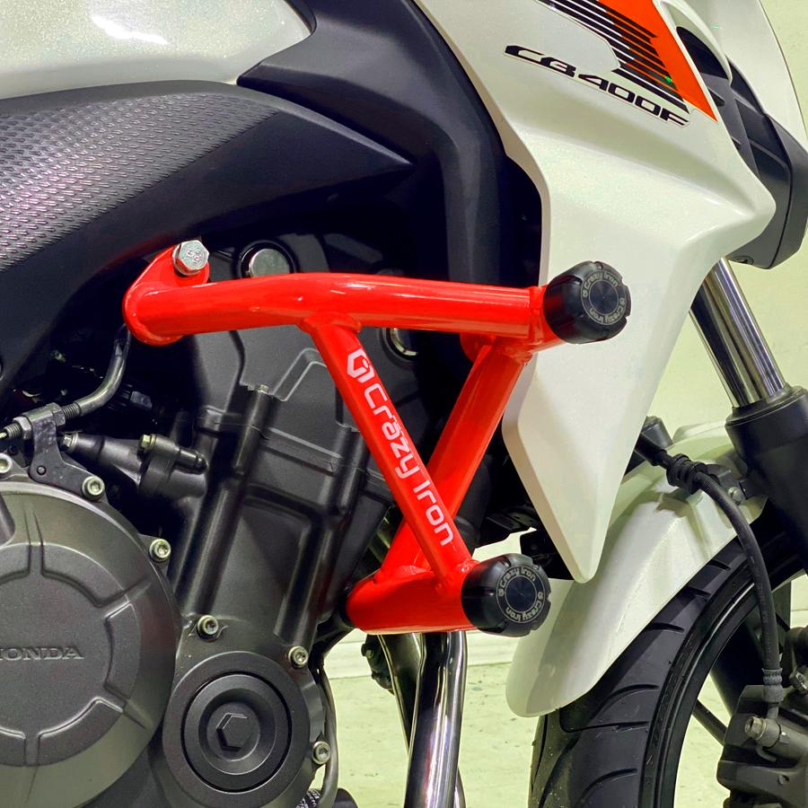 CB400F CB500F 2013- CB500X 2013-2015 2019-2020 エンジンガード クラッシュバー スタントケージ レースレール ホンダ CRAZY IRON [輸入代行/メーカー直送]