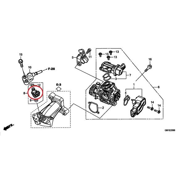 ホンダ（HONDA） ホンダ純正部品 燃料インジェクター PCX150 KF18 KF30