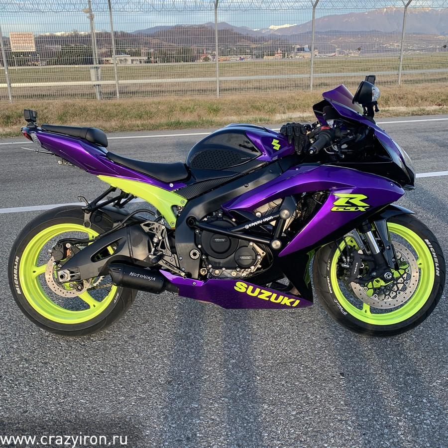 スズキ GSX-R600 GSX-R750 2008-2010 クラッシュバー エンジン