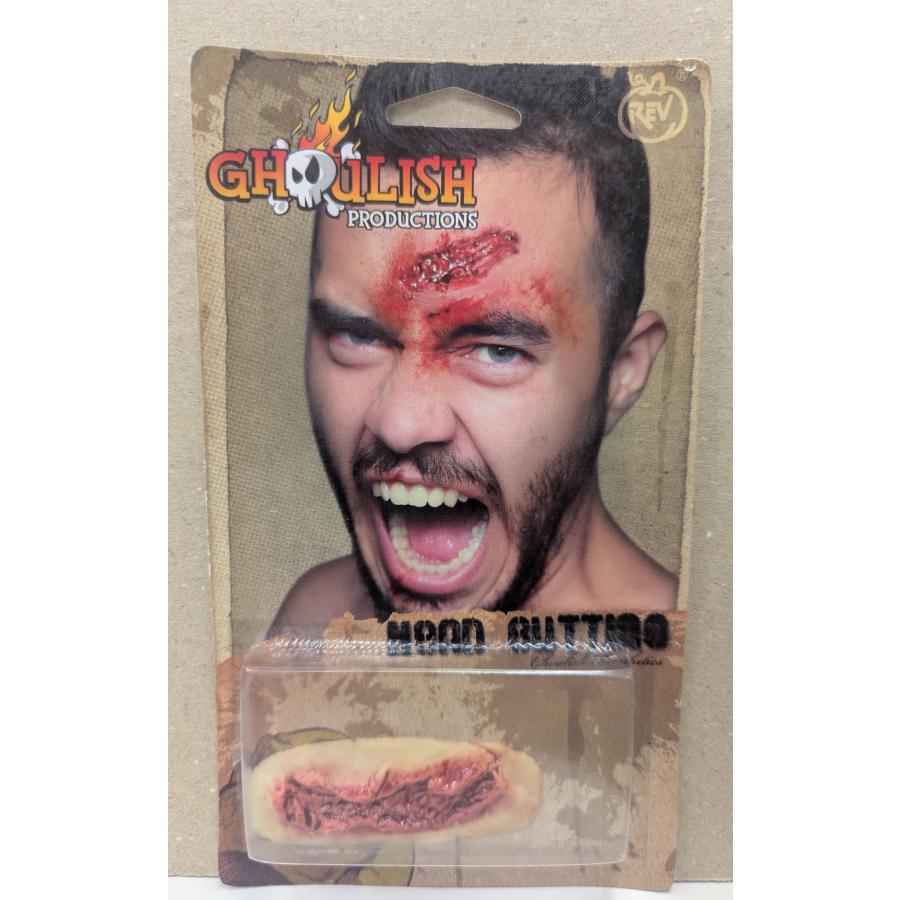 ヘッドバッティング 傷メイク ラテックス製 特殊メイク ハロウィン コスプレ 傷跡 リアル ホラー エフェクト FXメイク GHOULISH PRODUCTIONS メキシコ製 |  | 01