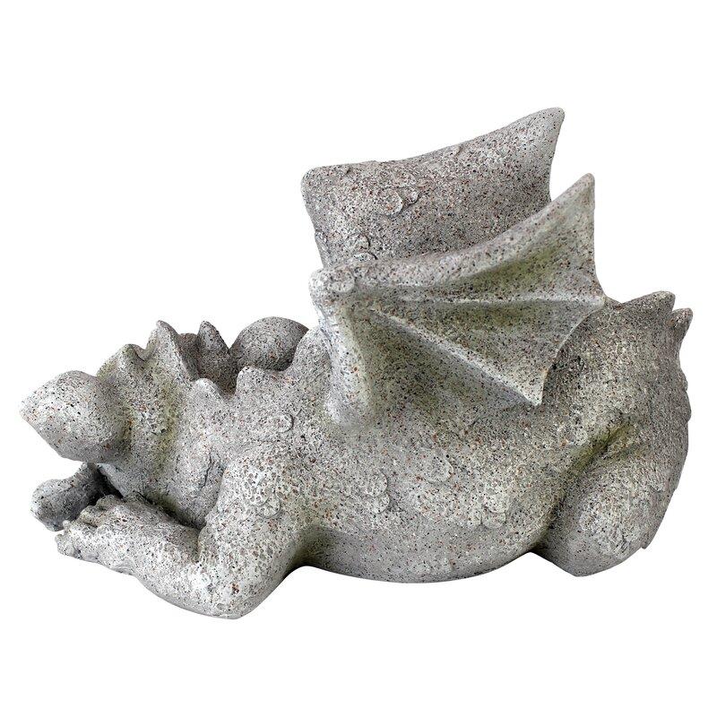 置物 昼寝をしている ドラゴン の像 竜 龍 ガーデン Dragon GD56【公式