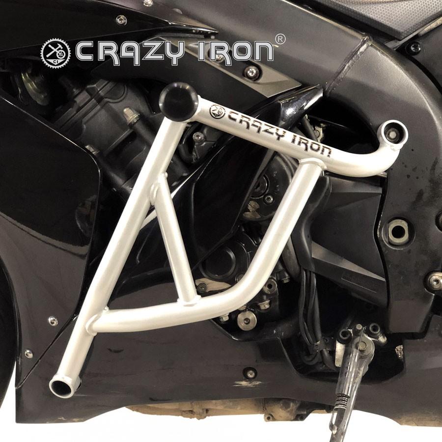 ヤマハ YZF-R1 2004-2006 クラッシュバー エンジンガード CRAZY IRON [輸入代行/メーカー直送]_3